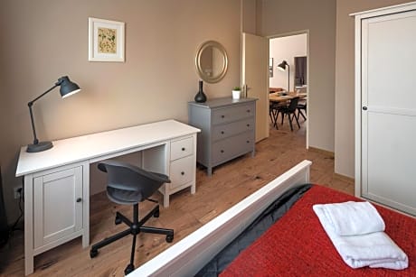 Four-Bedroom Apartment with Balcony