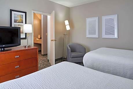 Hearing Accessible One Bedroom Suite Two Doubles