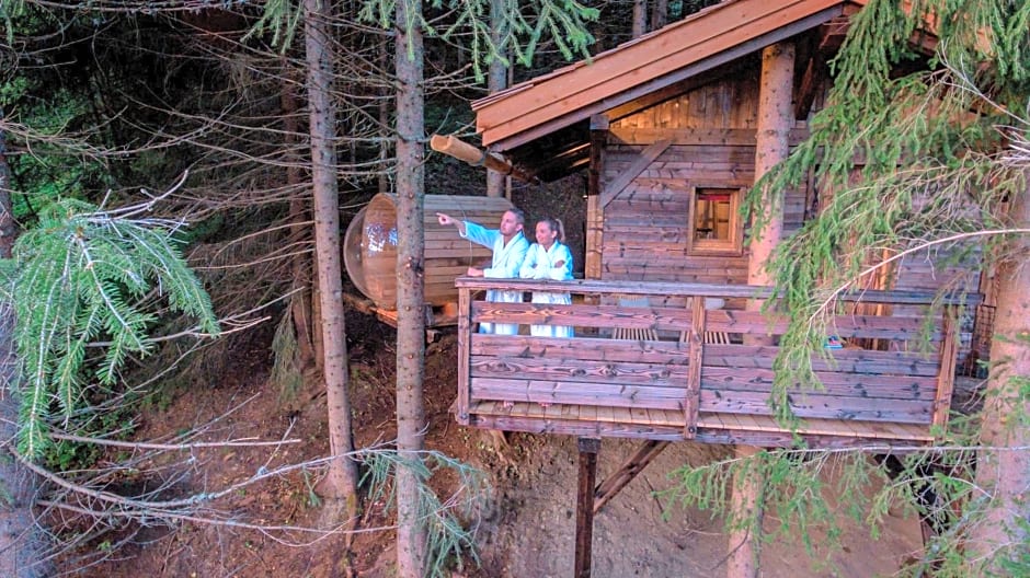 Cabane entre terre et ciel