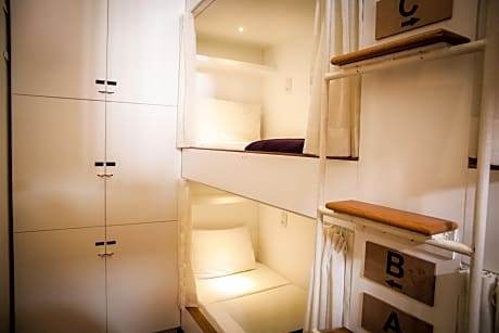 Bed in 6 bed mixed dormitory