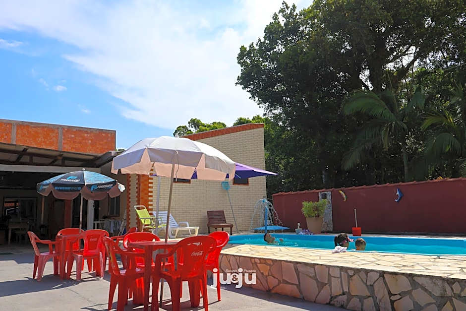 Recanto Pousada JU&JU com piscina COMPARTILHADA