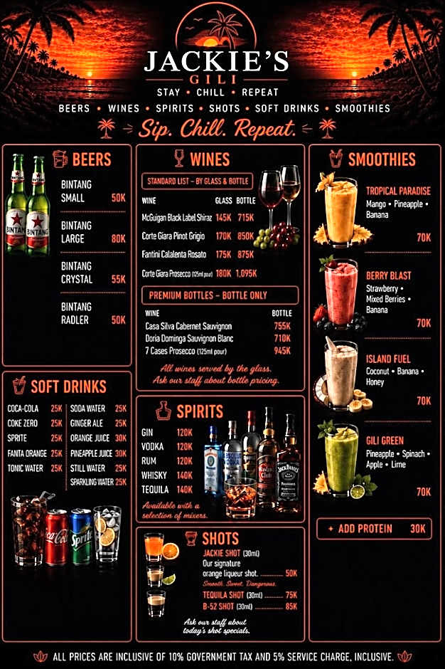 Jackies Gili Beach Club