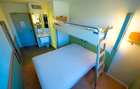 Triple Room with One Double Bed and One Bunk Bed