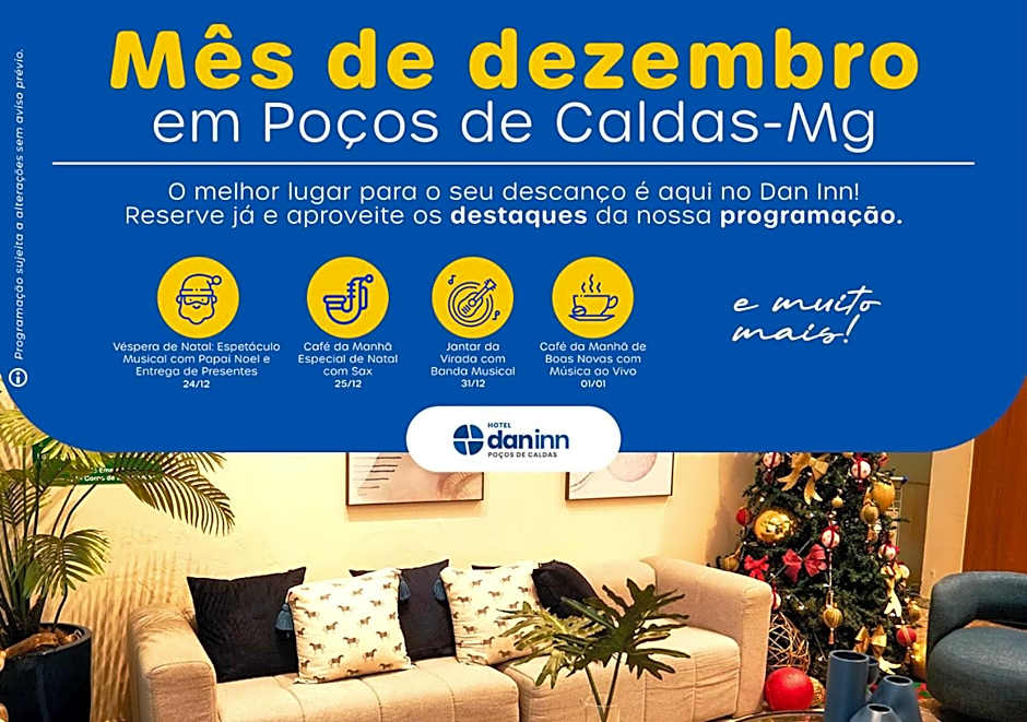 Hotel Dan Inn Pocos de Caldas - A melhor localizacao do Centro by Nacional Inn