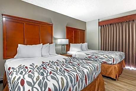 Suite with Two Queen Beds Disability Access Roll-In Shower Non-Smoking