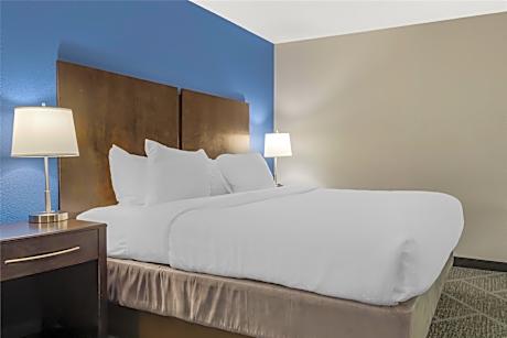 1 King Bed Non-Smoking Executive Room Sofabed For One Person Jetted Tub Poolside Microwave And Refri