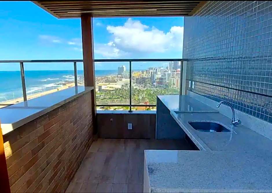 Vista mar no costa azul