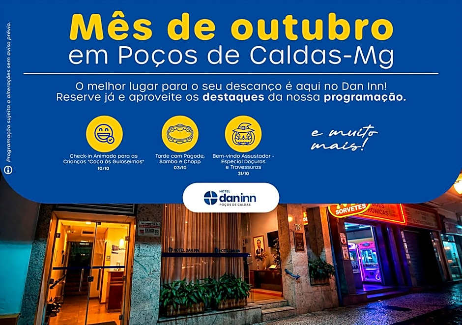 Hotel Dan Inn Pocos de Caldas - A melhor localizacao do Centro by Nacional Inn