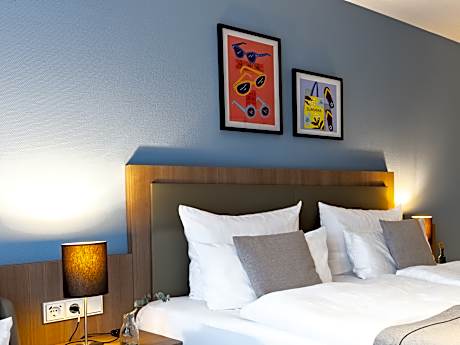 Double queen size bed