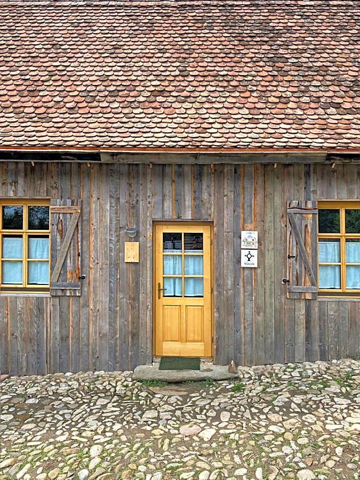 Viscri 32 - White Barn and Blue House