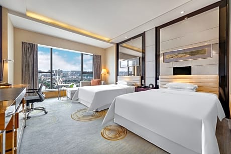 Room, 2 Twin Beds, Smoking, River View