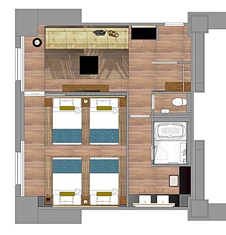 Panorama Floor Fourth Room (33F-37F) (4 Pax)