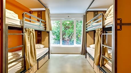 Bed in 4-Bed Mixed Dormitory Room with Private Bathroom