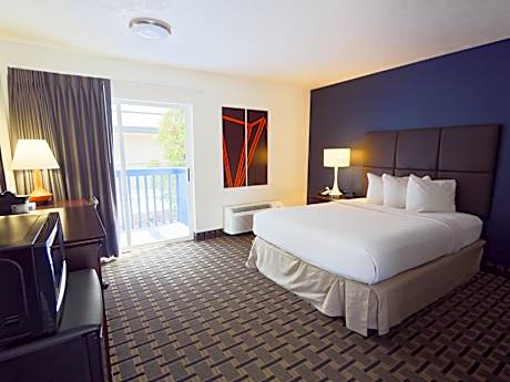 1 Queen Bed, Mobility Accessible Room, Bathtub w/ Grab Bars, Non-Smoking