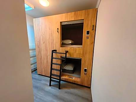 Double Bed in Dormitory Room