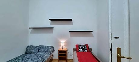 Shared Room for 4 People with Bunk Bed