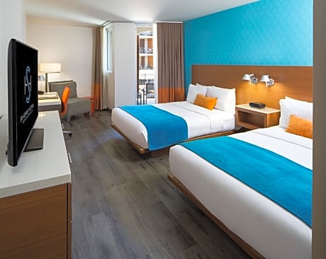 Accessible Partial Ocean View Superior with Two Queen Beds