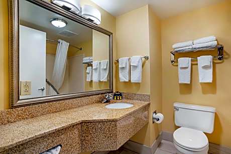 1 King Bed Non-Smoking Sofabed High Speed Internet Access Microwave And Refrigerator Desk Full Brea