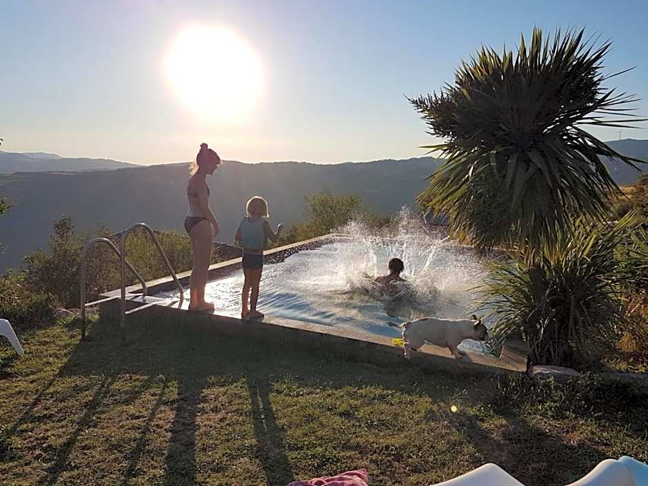 Mountain Log Cabin O Lobo