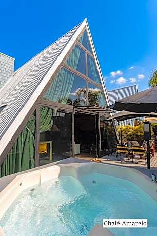 Chalé Verde Mata com jacuzzi privativa em Bonito - Mato Grosso do Sul