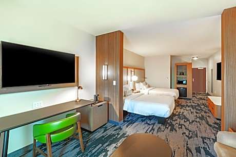 Studio with Two Queen Beds and Sofa Bed