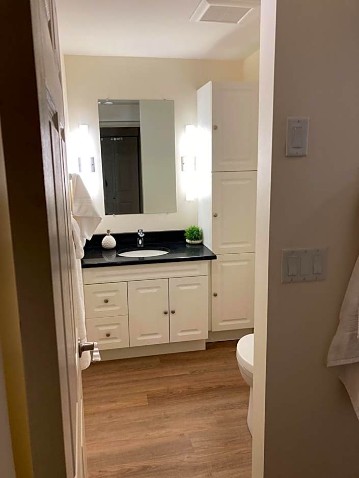 Bright poolside walkout two bedroom basement suite in the Okanagan