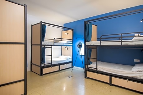 Bed in 6-Bed Mixed Dormitory Room with Shared Bathroom