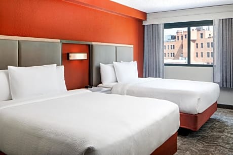 Suite with Two Queen Beds with Sofa Bed and City View