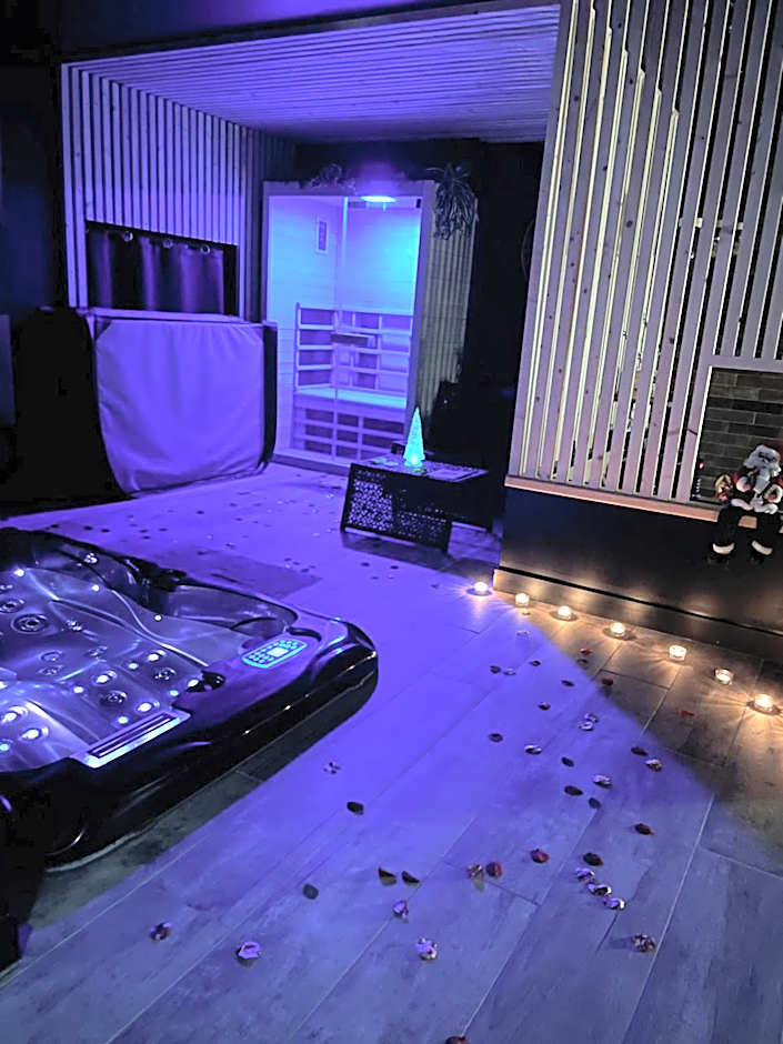 La suite Grenoble spa jacuzzi et sauna privatif