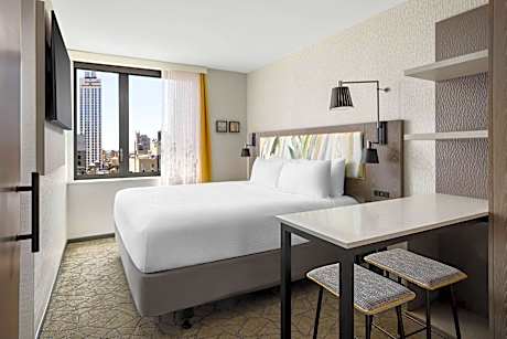 Mini Kitchenette, Studio, 1 King, City view