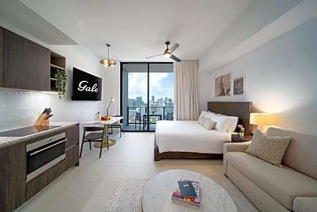 Skyline Residences Studio with Kitchen & Balcony.