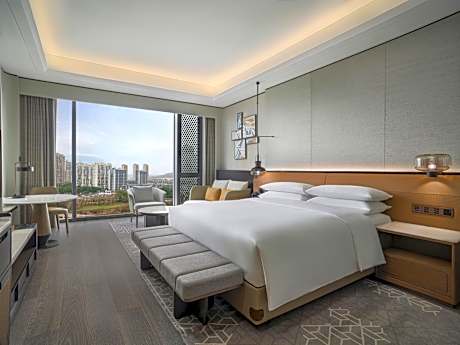 Executive King, Club lounge access, Guest room, 1 King, City view