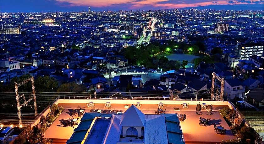 Hotel Seiryu Japanese Spa inn with spectacular view in Osaka