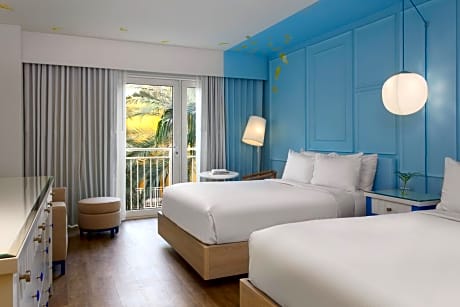 Queen Room with Two Queen Beds and Resort View