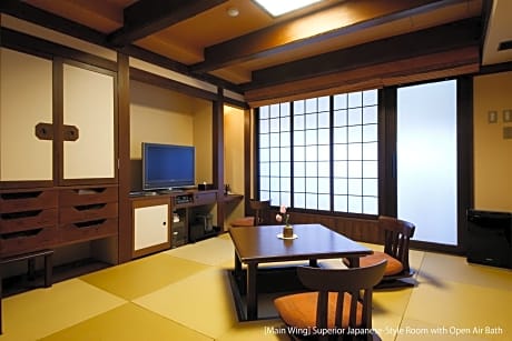 Superior Japanese-Style Room with Open Air Bath - Non-Smoking - Main Wing