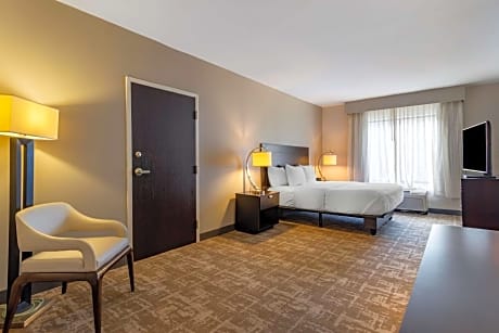 King Room with Mobility Accessible Roll-In Shower