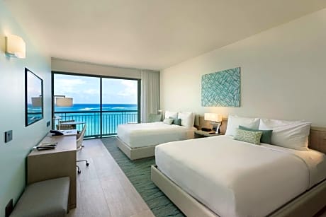 Ocean View Room, 2 Double Beds 