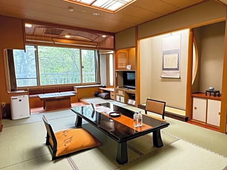 Japanese-Style Room with Forest View - Non-Smoking - Buffet Breakfast + Buffet Dinner Included