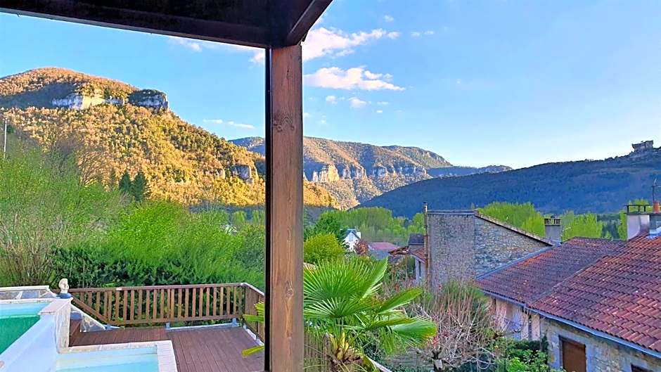 LES GARGOUILLES - Piscine à Débordement Avec Vue Exceptionnelle - Gorges du Tarn - Millau