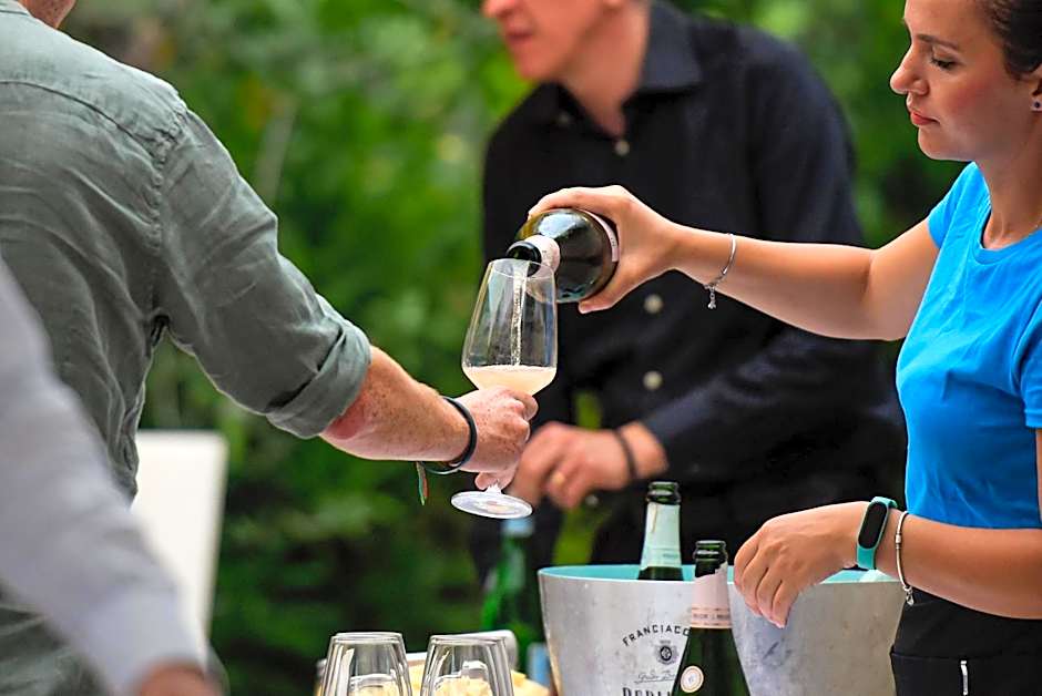 Bella Hotel & Restaurant with private dock for mooring boats