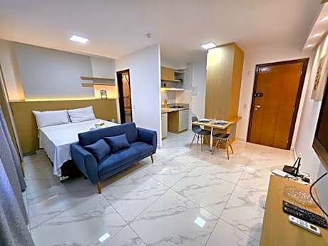 Park Studios, reformado, lindo e aconchegante