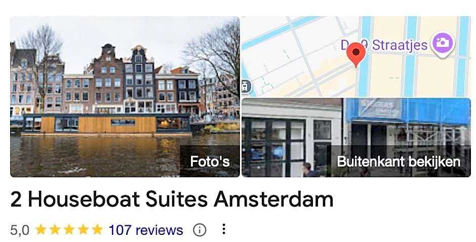 2 Houseboat Suites Amsterdam Prinsengracht