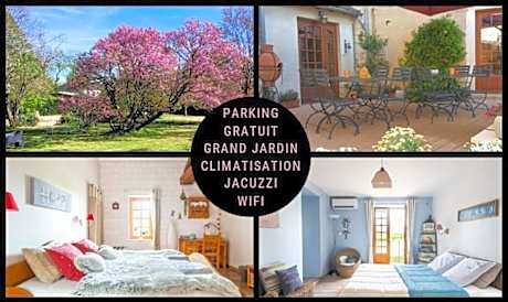 B&B Des Histoires d'Anges - Côté Jardin - Accueil Vélo
