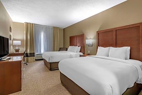Queen Suite with Two Queen Beds and Sofa Bed