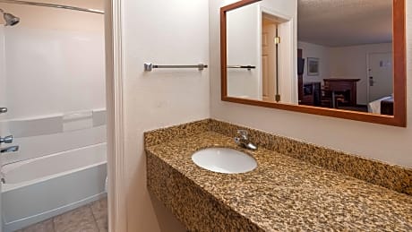 accessible - 2 queen, mobility accessible, bathtub, microwave and refrigerator, high speed internet access, non-smoking, continental breakfast