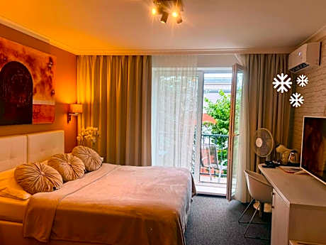 Double Room with Balcony and Air Conditioning