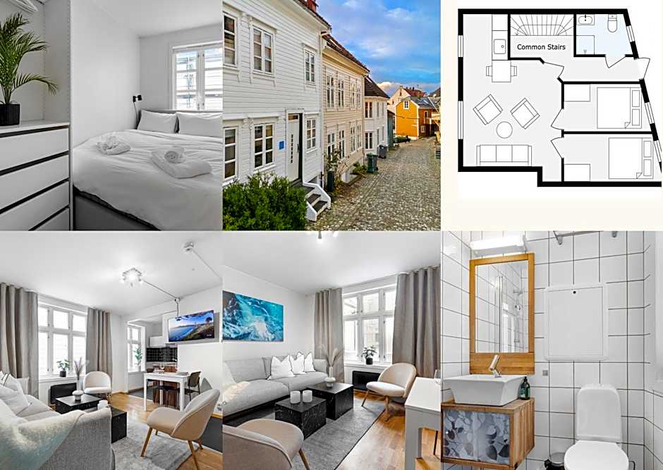 Homerentals Apartments - Behind Bryggen & historic cobblestone streets - 2 Floor renovated from february 2025