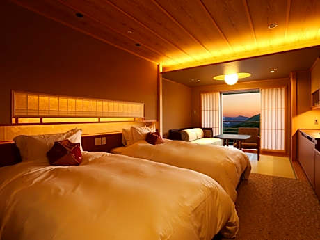 Standard Twin Room with Mountain View