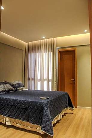 Apartamento 3/4 decorado em condomínio frente mar