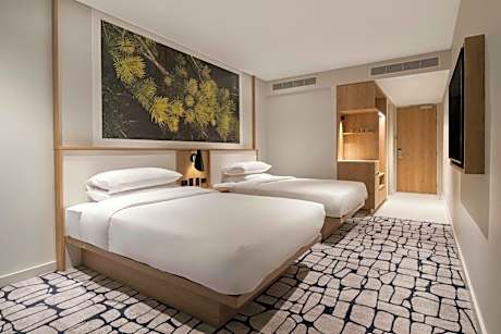 Double Room with Two Double Beds and Urban View